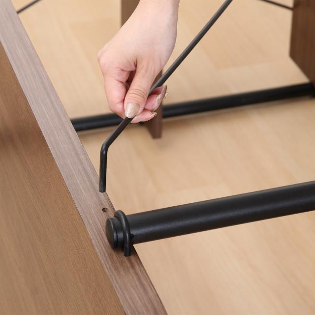 EZBOワイヤーロック片袖デスク 送料無料-1