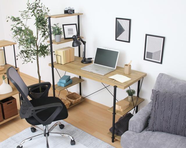 EZBOワイヤーロック片袖デスク 送料無料-5