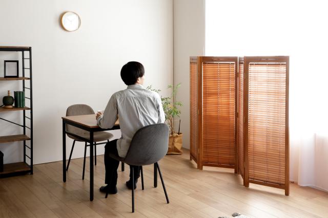 4連パーティション 衝立 高さ1350mm JP LB4S 送料無料-4