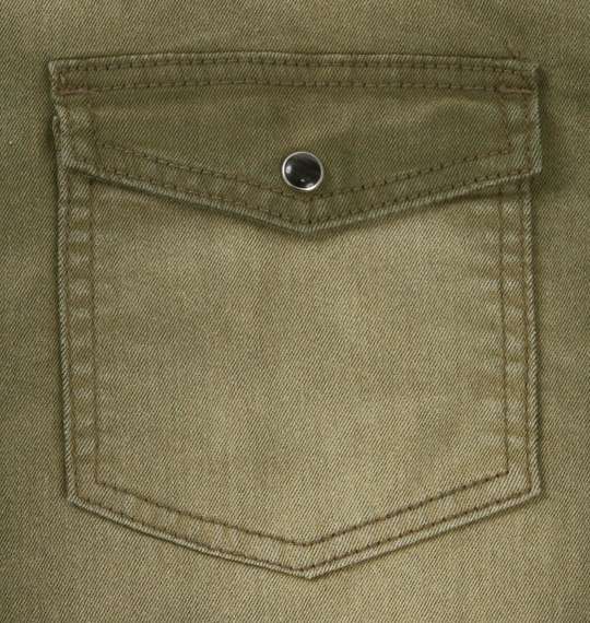 大きいサイズ in the attic ストレッチカラーデニム長袖シャツ 3L 4L 5L 6L MC741002-24392 ラッピング可 送料無料 即日発送-3