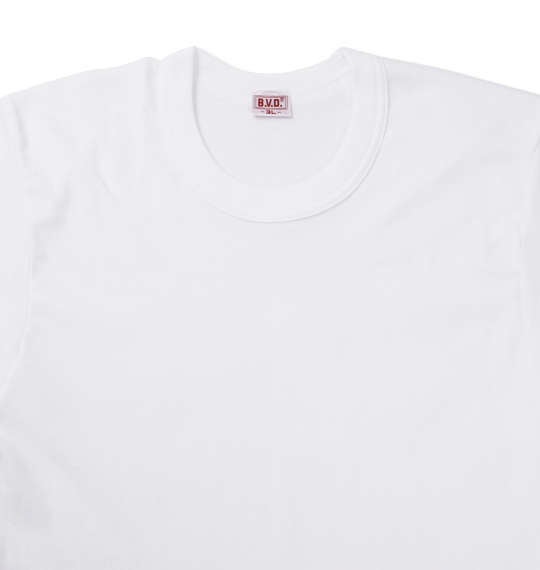 大きいサイズ B.V.D. 丸首半袖Tシャツ 3L 4L 5L 6L ラッピング可 送料無料 即日発送-4