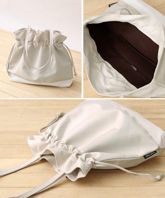 巾着バッグ ショルダーナイロンバッグ 送料無料 即日発送-2