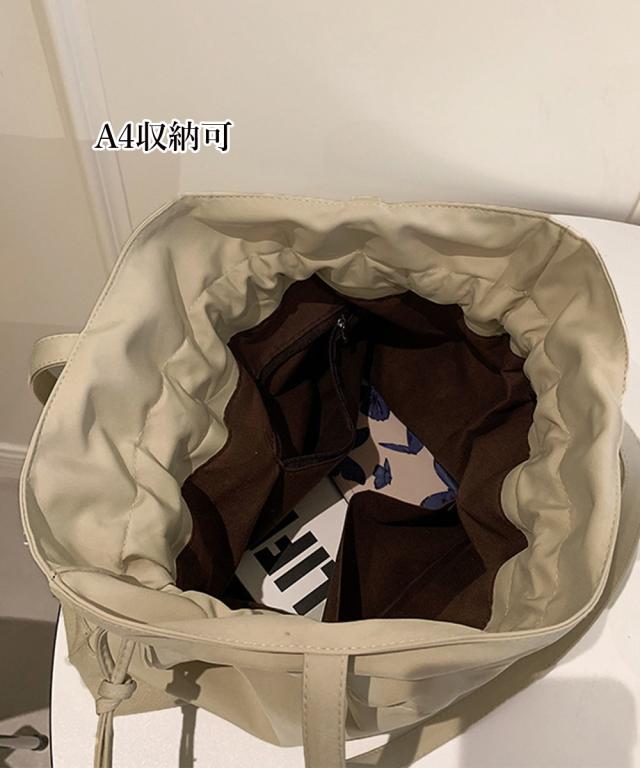 巾着バッグ ショルダーナイロンバッグ 送料無料 即日発送-7