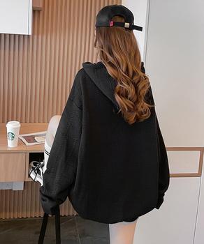 フード付きトレーナー オーバーサイズ 送料無料 即日発送-5