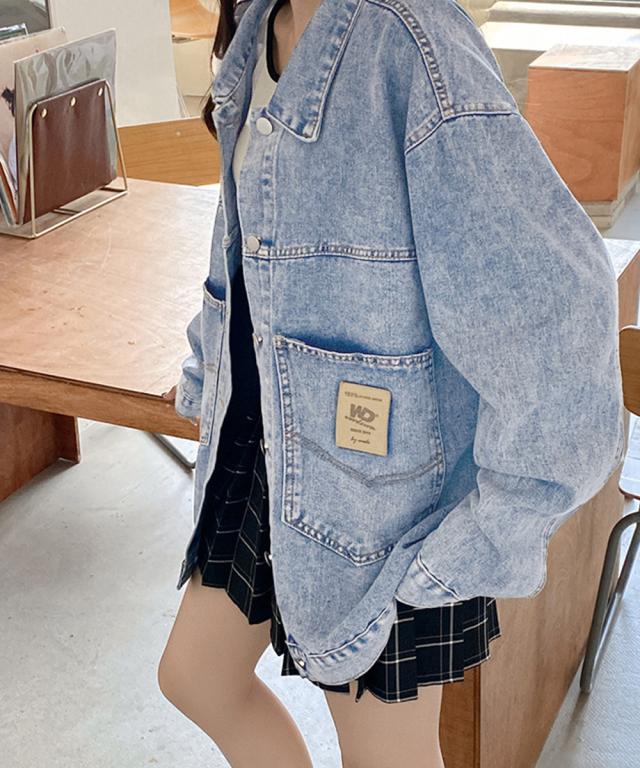 デニムジャケット レディースGジャン 送料無料 即日発送-9