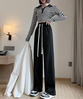 スウェットパンツ レディースワイドパンツ 送料無料 即日発送-2