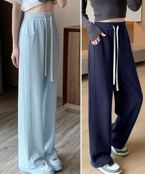 スウェットパンツ レディースワイドパンツ 送料無料 即日発送-6