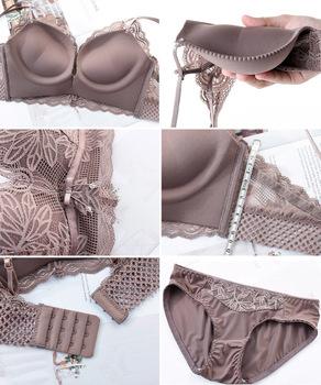 ノンワイヤーブラジャーショーツセット 送料無料 即日発送-9