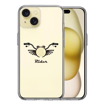 iPhone15Plus ケース クリア ライダー モーターサイクル スマホケース 側面ソフト 背面ハード ハイブリッド 送料無料-0