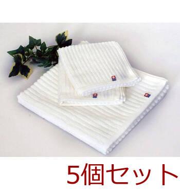 今治純白 純晒し ハンドタオル1P 袋入り TMS0407771 ×5セット 送料無料-1