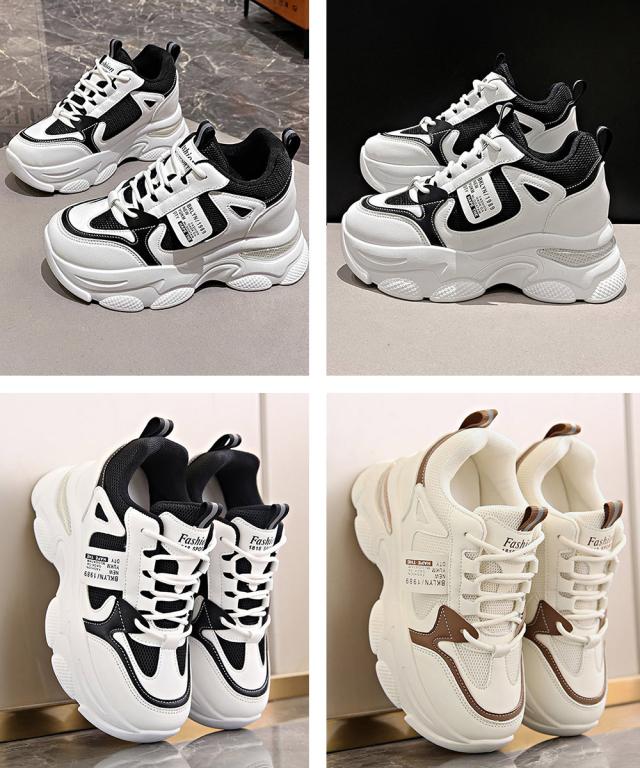 スニーカー 厚底ダッドスニーカー ボリューム感 美脚 送料無料 即日発送-2