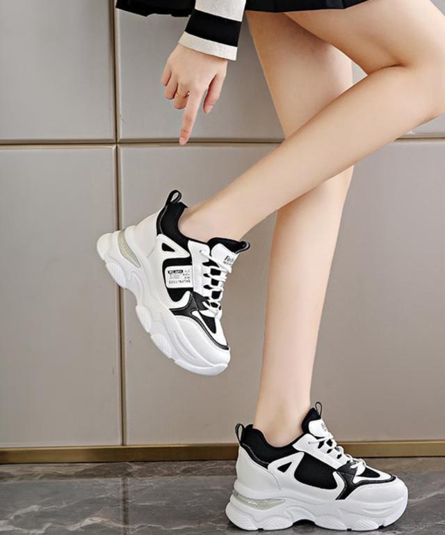 スニーカー 厚底ダッドスニーカー ボリューム感 美脚 送料無料 即日発送-4