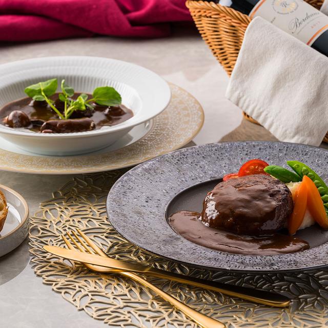 東京 レストランリューズ 飯塚隆太監修 デミグラスハンバーグ＆ビーフシチュー ギフト対応可 送料無料-6