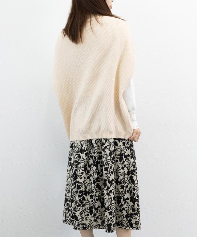 ニットベスト ジレ タートルネック重ね着 送料無料 即日発送-5