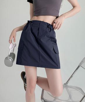 カーゴスカート ミニスカートハイウエスト 送料無料 即日発送-7