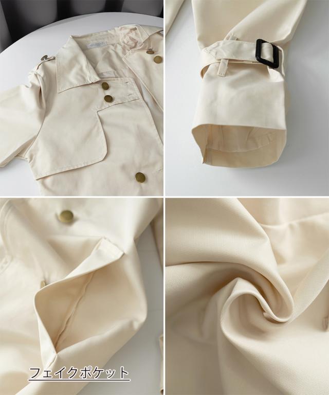 トレンチコートレディース 上品ジャケット 送料無料 即日発送-3