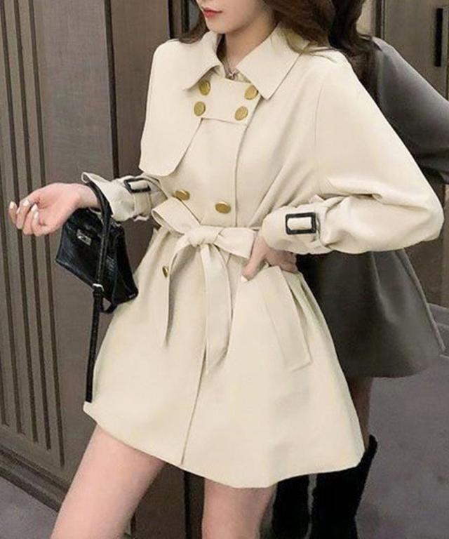 トレンチコートレディース 上品ジャケット 送料無料 即日発送-7