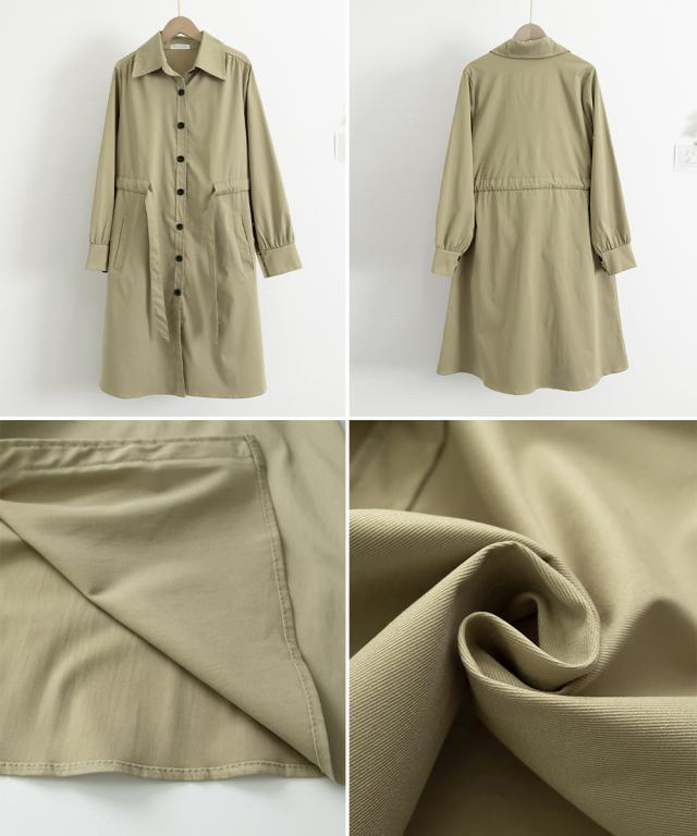 トレンチコート 薄手ライトアウター 送料無料 即日発送-2