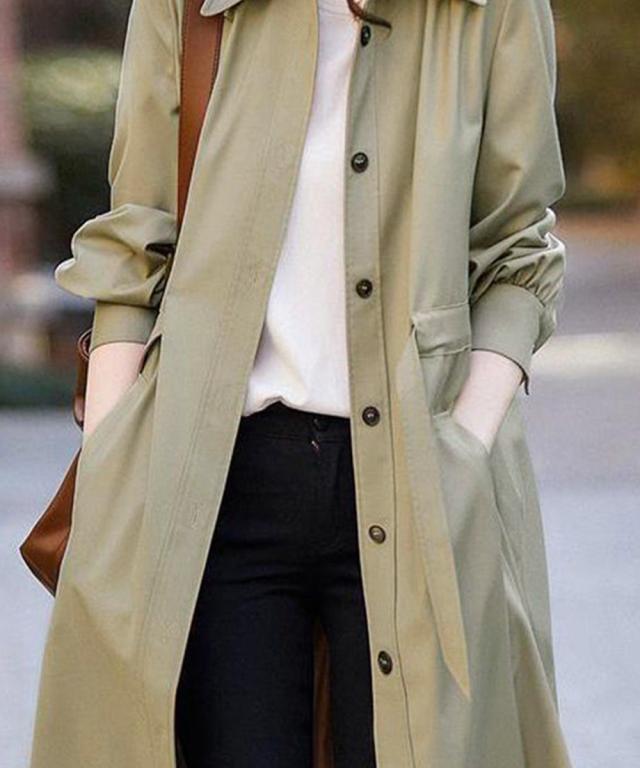 トレンチコート 薄手ライトアウター 送料無料 即日発送-6