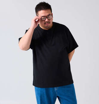 大きいサイズ Mc.S.P ワッフルヘンリーネック半袖Tシャツ 3L 4L 5L 6L 7L 8L MC842612-38553 ラッピング可 送料無料 即日発送-0