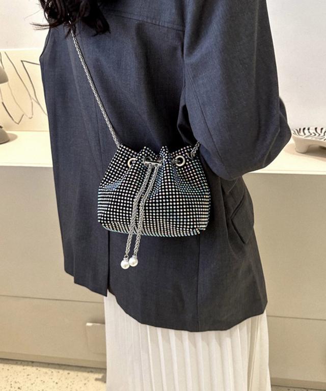 キラキラ 巾着バッグ チェーンミニバッグ 送料無料 即日発送-7