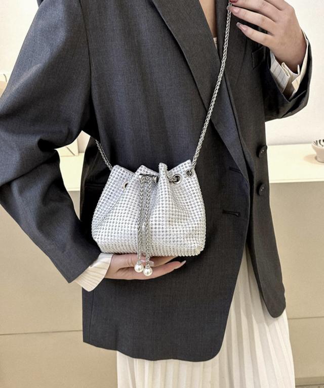 キラキラ 巾着バッグ チェーンミニバッグ 送料無料 即日発送-8