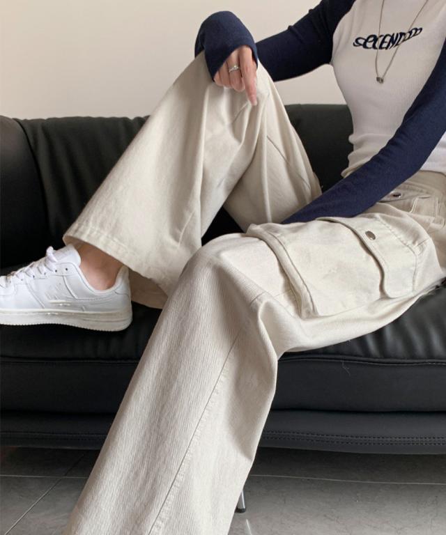 カーゴパンツ レディース ベイカーパンツ SK20665114-9272 送料無料 即日発送-8