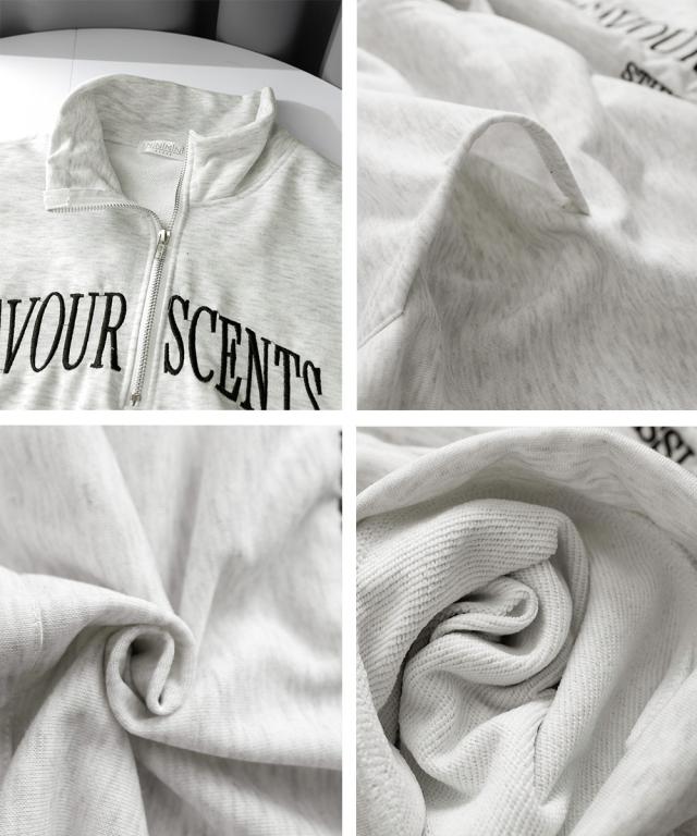 ロゴスウェットシャツ ポロカラー春秋薄手 送料無料 即日発送-3