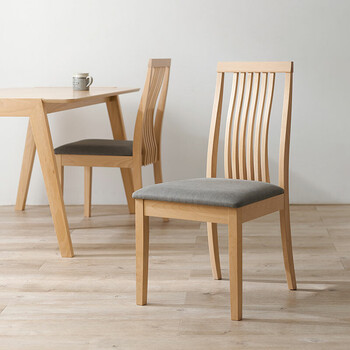 ダイニングチェア MI 8635NA BE2S 2脚セット 送料無料-6