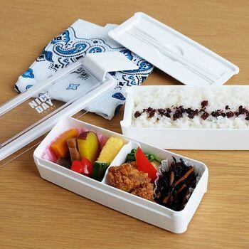 イージーケアランチボックス１段WH 3個セット 送料無料 即日発送-3