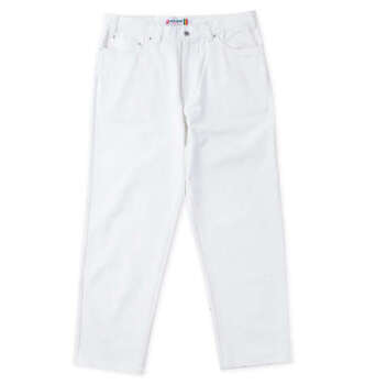 大きいサイズ FLAGSTAFF×PEANUTS スヌーピーコラボデニムパンツ 100