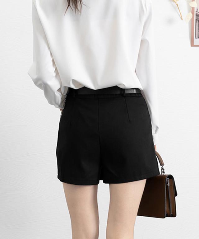 ハイウエスト ショートパンツ レディース SK20699275-1240 送料無料 即日発送-7