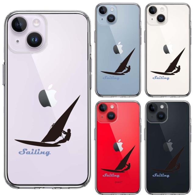 iPhone14Plus ケース クリア セーリング スマホケース 側面ソフト 背面ハード ハイブリッド  送料無料-1