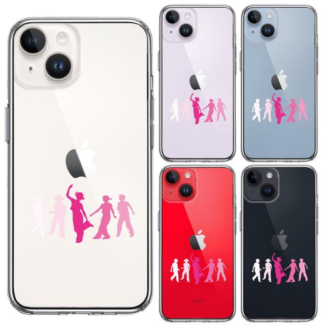 iPhone14Plus ケース クリア Dance will !! ダンス スマホケース 側面ソフト 背面ハード ハイブリッド 送料無料-1