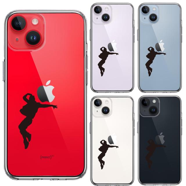 iPhone14 ケース クリア パフォーマー ダンサー スマホケース 側面ソフト 背面ハード ハイブリッド  送料無料-1