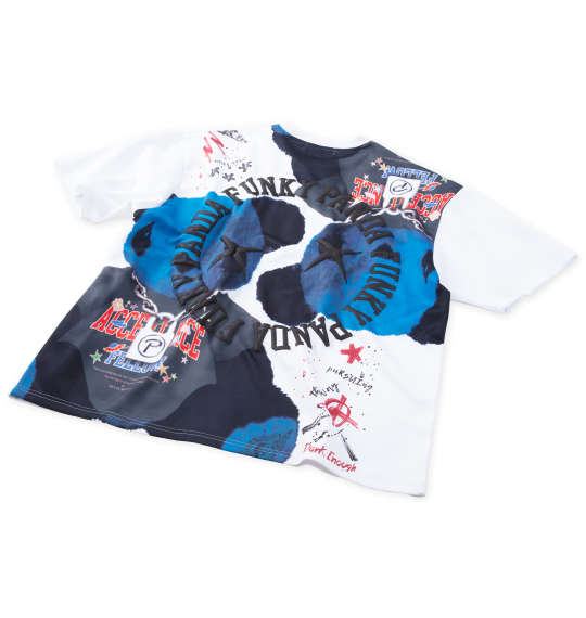 大きいサイズ FUNKY PANDA by in the attic イタズラカレッジロゴ半袖Tシャツ 3L 4L 5L MC842001-43047 ラッピング可 送料無料 即日発送-5