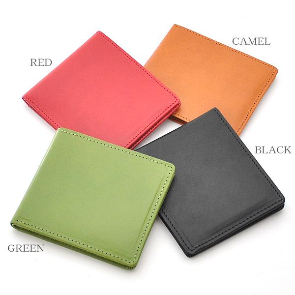 二つ折り財布 日本製財布 バンタンレザー2つ折財布 BLSW 1 国産 牛革 短財布 播州レザー 姫路レザー 送料無料-4