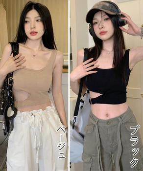 タンクトップレディース カップ付きタンク 送料無料 即日発送-1