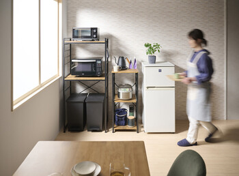 ダストボックスラック VGRT2 ゴミ箱上スペース有効利用 送料無料-5