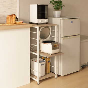 スリムキッチンラック 小型ラック 送料無料-3