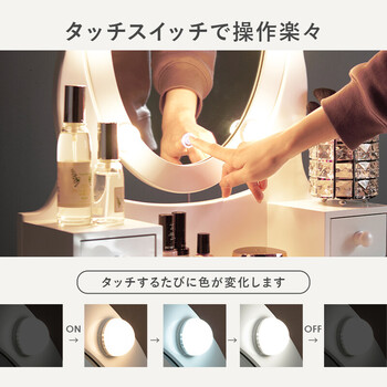 ドレッサーMD 6727WH 送料無料-5