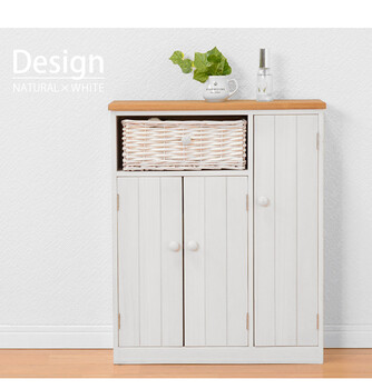 トイレラック かご付き ワイドタイプ MTR 6459 送料無料-6