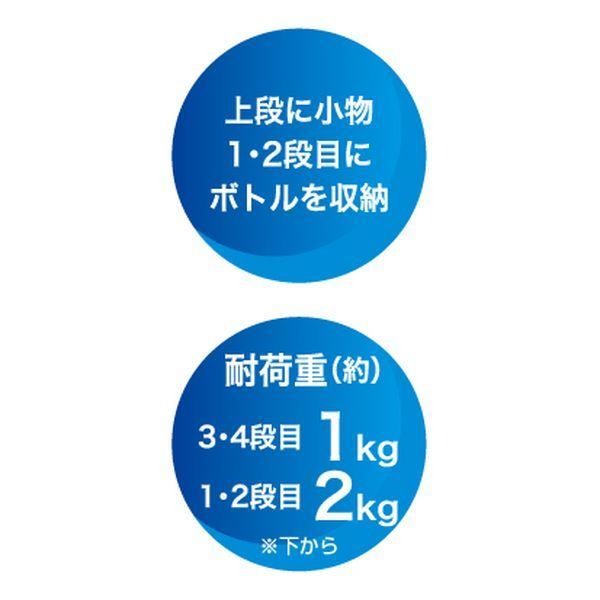 バススタイルボトルラック4段 2個セット 送料無料 即日発送-2