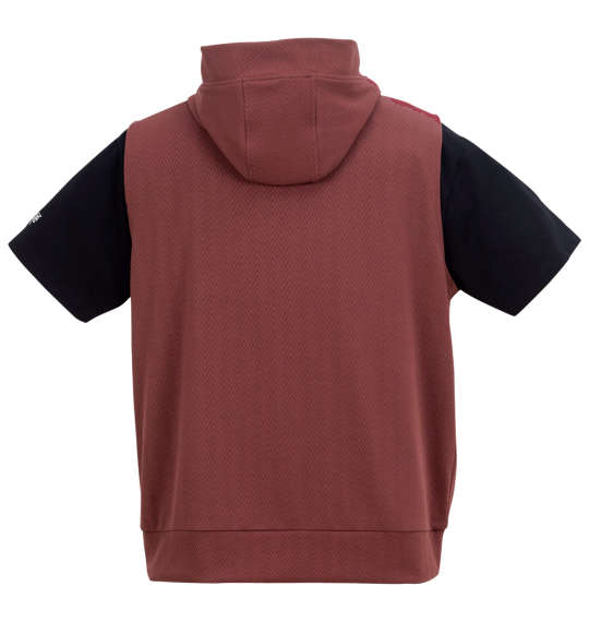 大きいサイズ in the attic ジャガードノースリーブパーカー+半袖Tシャツ 3L 4L 5L 6L MC842121-44161 ラッピング可 送料無料 即日発送-2