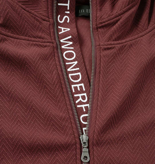 大きいサイズ in the attic ジャガードノースリーブパーカー+半袖Tシャツ 3L 4L 5L 6L MC842121-44161 ラッピング可 送料無料 即日発送-4