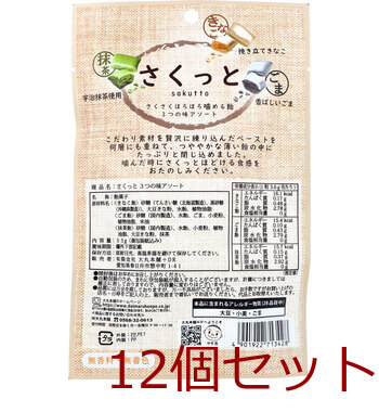 さくっと 3つの味アソート 55g 12個セット 送料無料-1