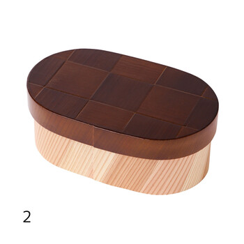 modern弁当箱 網代 小判 アプリコット チョコブラウン パープルマジック 大人モダン Cool Japan 日本製 送料無料-1