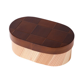 modern弁当箱 網代 小判 アプリコット チョコブラウン パープルマジック 大人モダン Cool Japan 日本製 送料無料-5