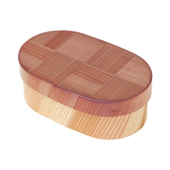 modern弁当箱 網代 小判 アプリコット チョコブラウン パープルマジック 大人モダン Cool Japan 日本製 送料無料-6