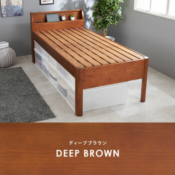 シングルミドルベッドWB 組立簡単 7713S NA 送料無料-17